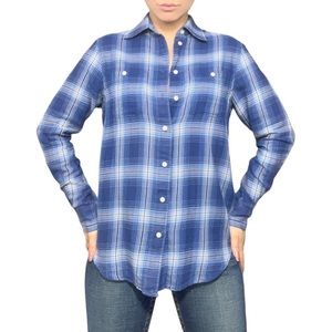 Ralph Lauren blue Flannel Shirt size XS